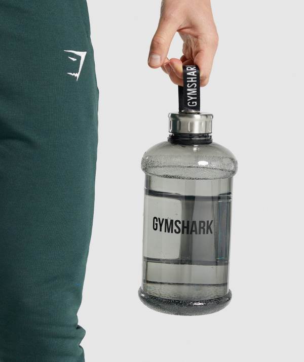 Gymshark 1.3L Muške Boce Za Vodu Crne | MQDP-97061